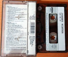 JOHNNY WINTER - LET ME IN (1991) TOPKAPI CASSETTE MADE IN TURKEY ''USED'' PAPER LABEL