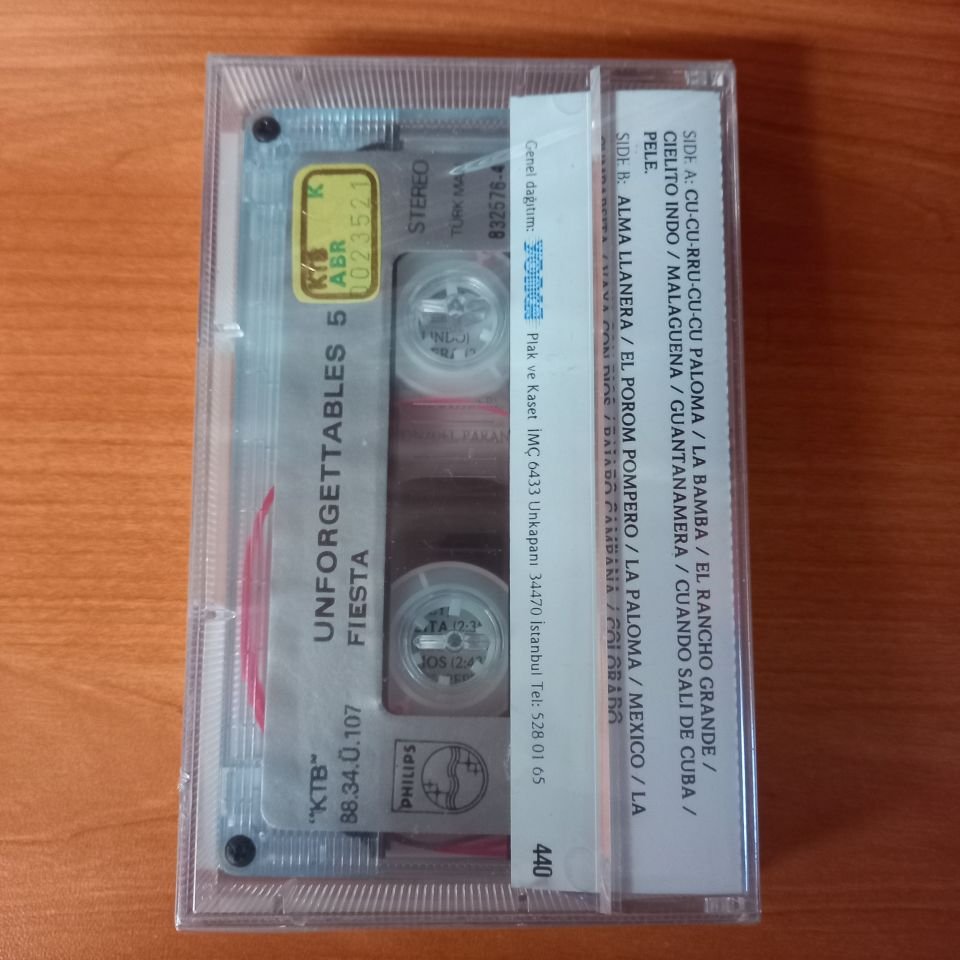 UNFORGETTABLES 5 / FIESTA (1988) - KASET AMBALAJINDA SIFIR