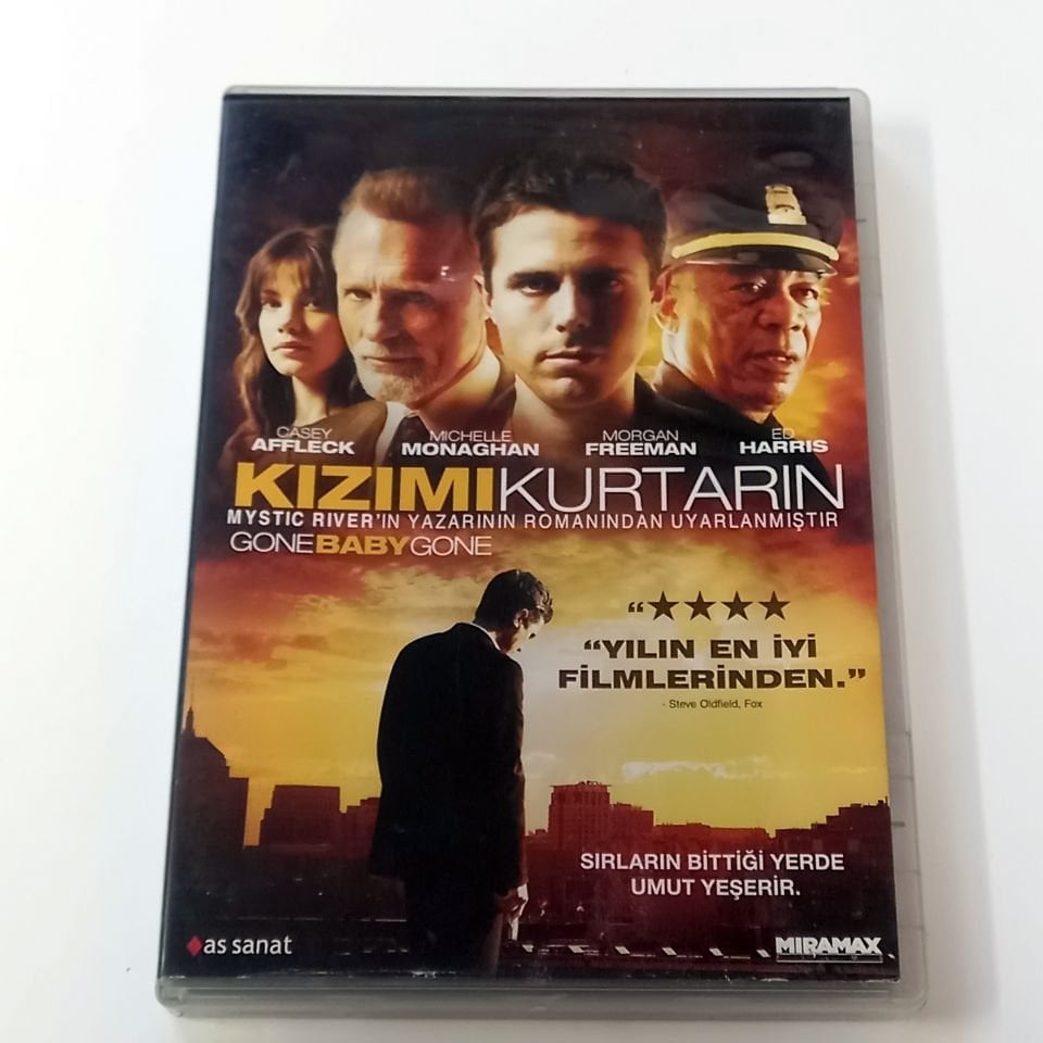 KIZIMI KURTARIN - GONE BABY GONE - CASEY AFFLECK, MICHELLE MONAGHAN, MORGAN FREEMAN, YÖN.: BEN AFFLECK - DVD 2.EL