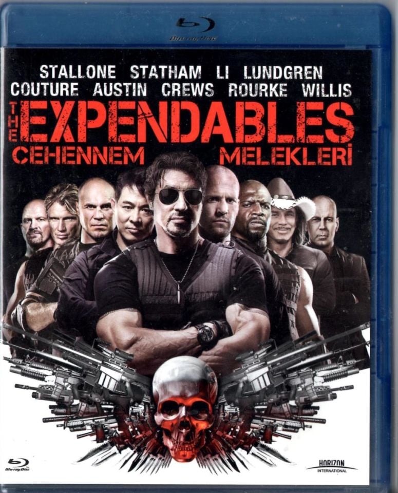 EXPENDABLES - CEHENNEM MELEKLERİ - STALLONE - STATHAM - ROUKE - WILLIS - BLU-RAY 2.EL