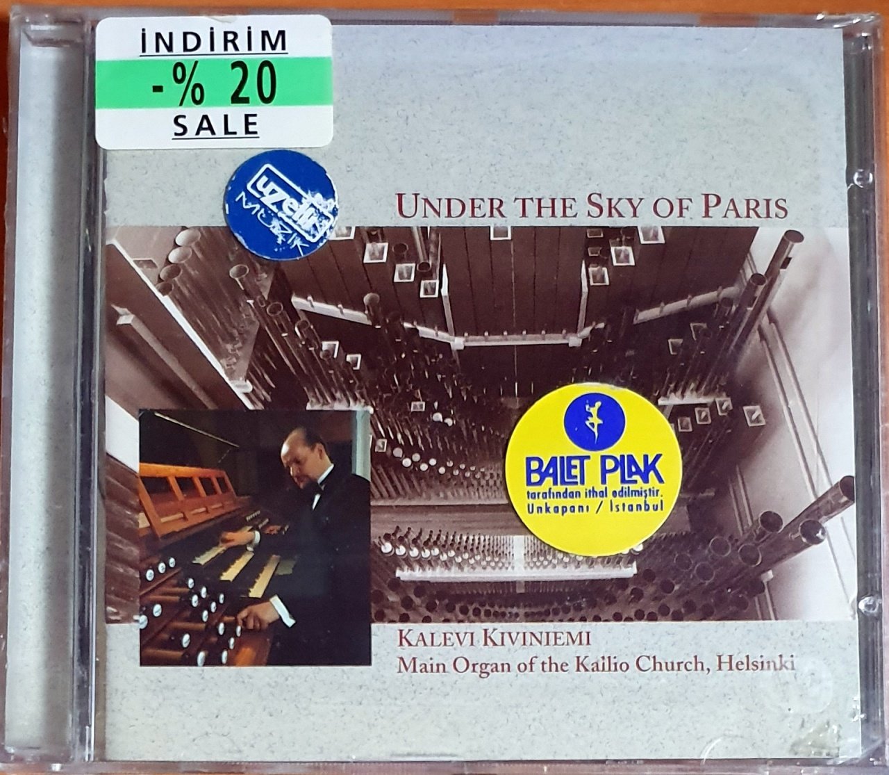 UNDER THE SKY OF PARIS / KALEVI KIVINIEMI (1997) - CD FINLANDIA RECORDS SIFIR
