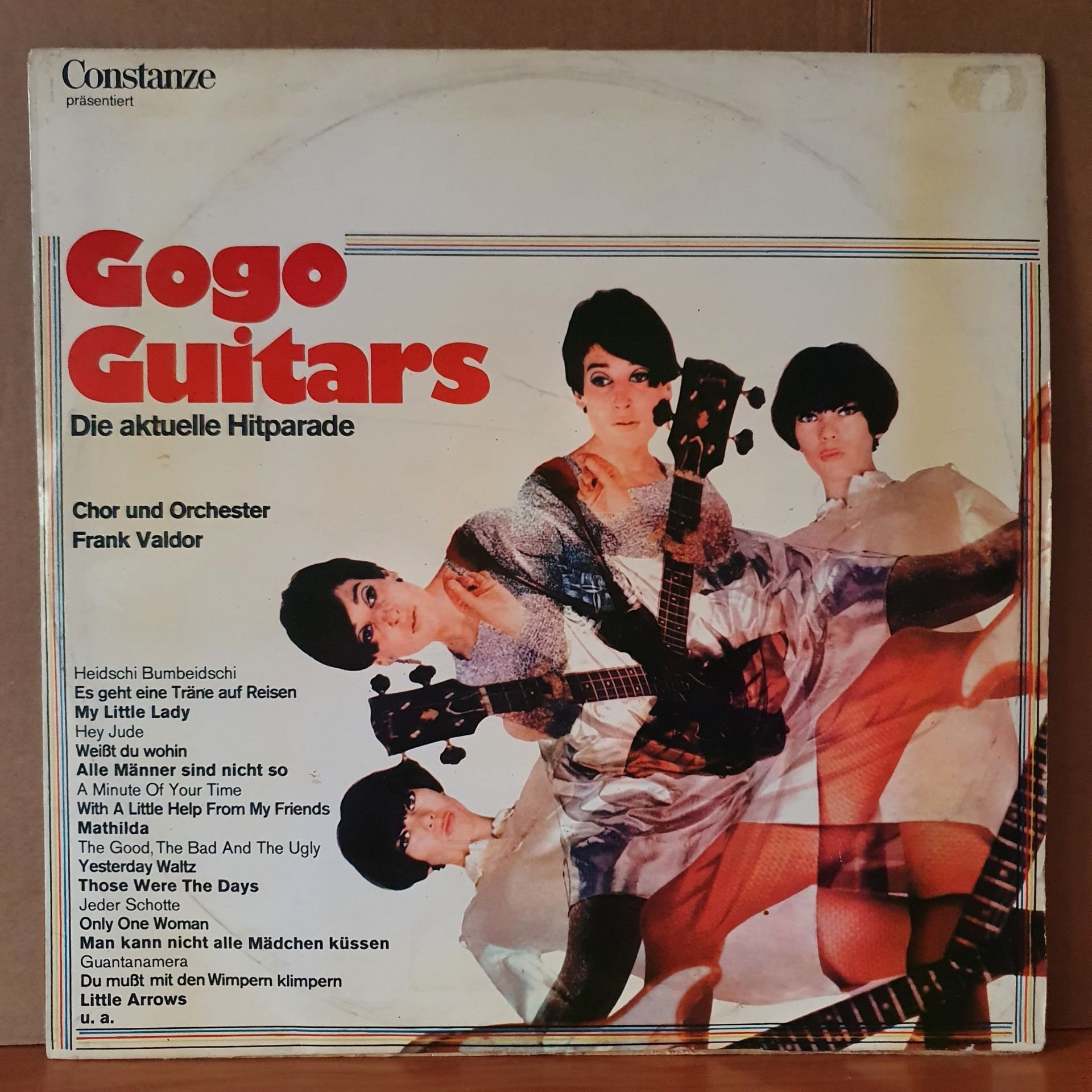 GOGO GUITARS / DIE AKTUELLE GITPARADE / FRANK VALDOR - LP YERLİ BASKI 2.EL PLAK