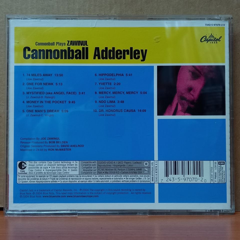 CANNONBALL ADDERLEY – CANNONBALL PLAYS ZAWINUL (2004) - CD 2.EL