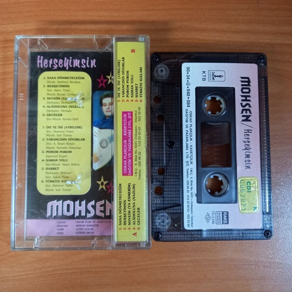 MOHSEN - HERŞEYİMSİN (1990) - KASET 2.EL