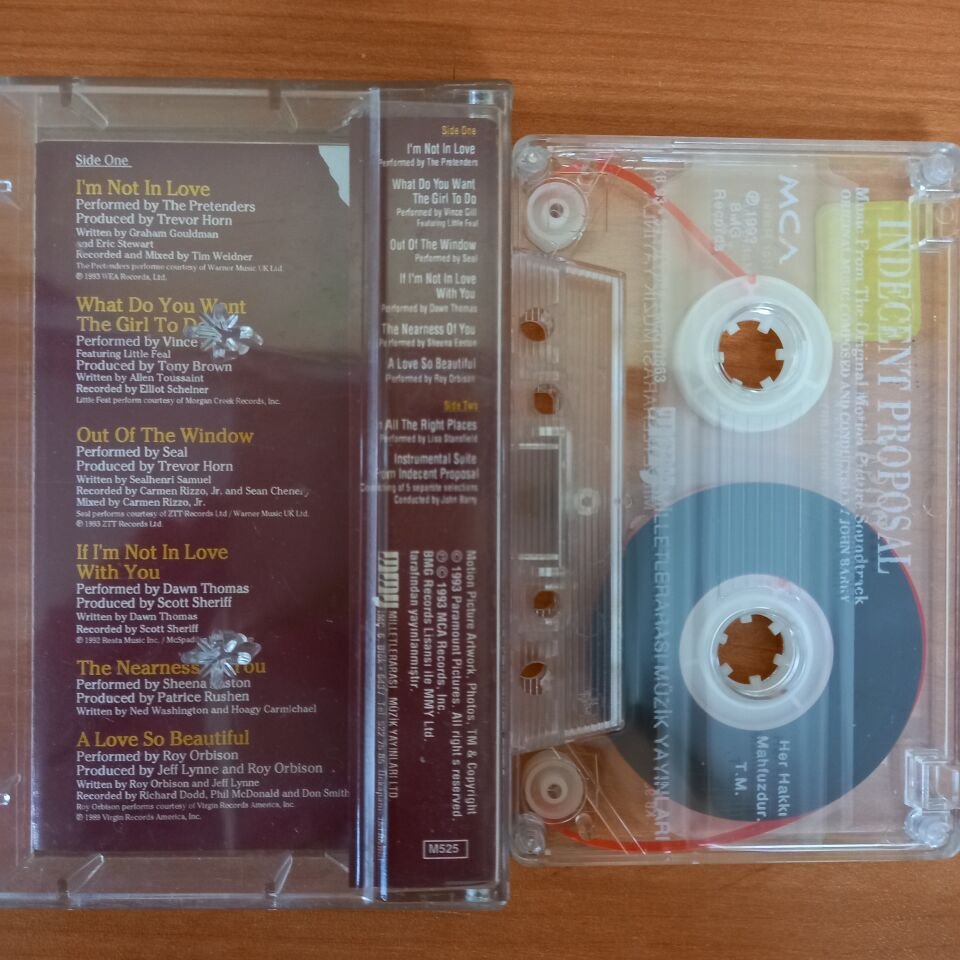 INDECENT PROPOSAL / MUSIC FROM THE ORIGINAL MOTION PICTURE SOUNDTRACK (1993) - KASET 2.EL