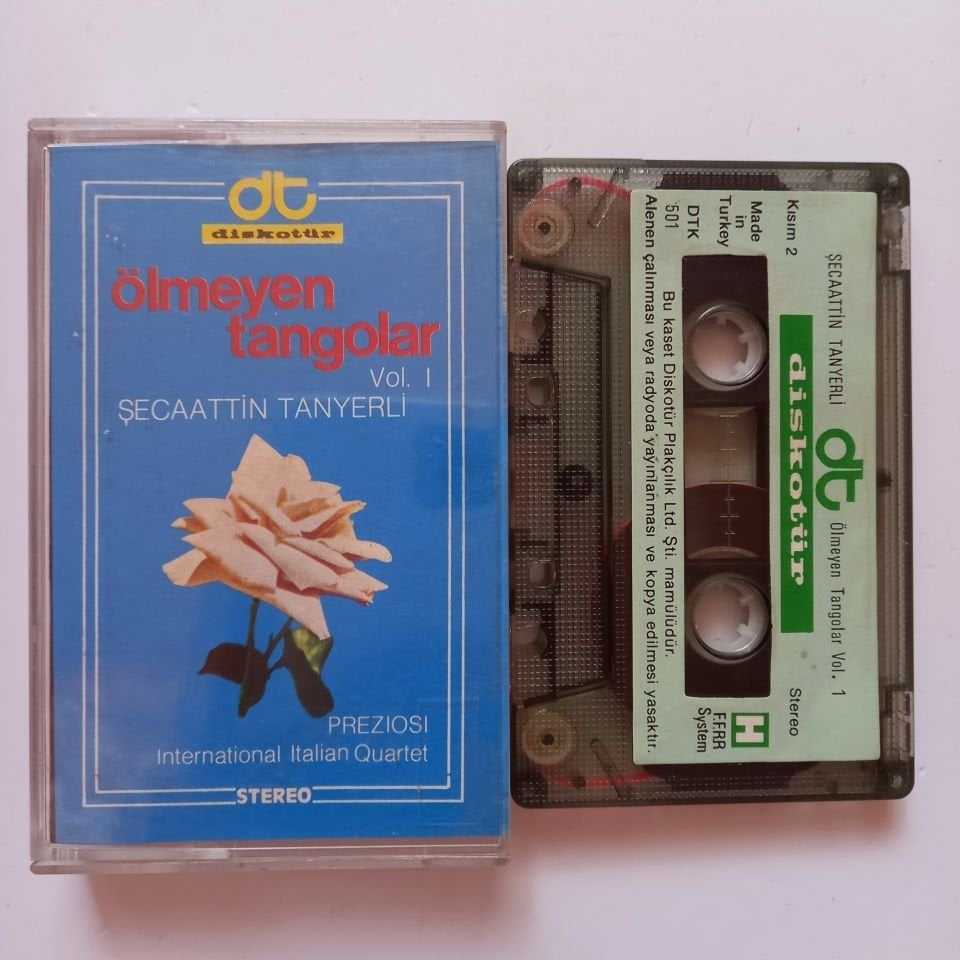 ŞECAATTİN TANYERLİ - ÖLMEYEN TANGOLAR / VOL. 1 - KASET 2.EL