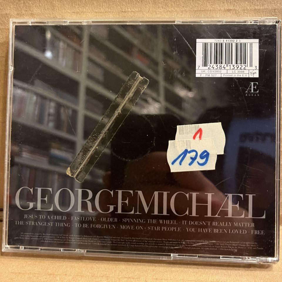 GEORGE MICHAEL – OLDER (1996) - CD 1996 BASKI JEWEL CASE 2.EL
