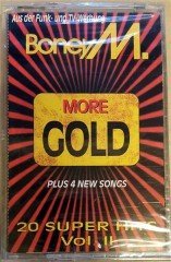 BONEY M - MORE GOLD 20 SUPER HITS VOL 2 (1995) CASSETTE MADE IN TURKEY ''NEW''