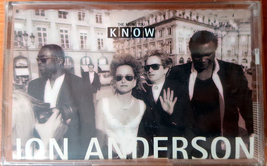 JON ANDERSON - THE MORE YOU KNOW CASSETTE MADE IN EU ''NEW''