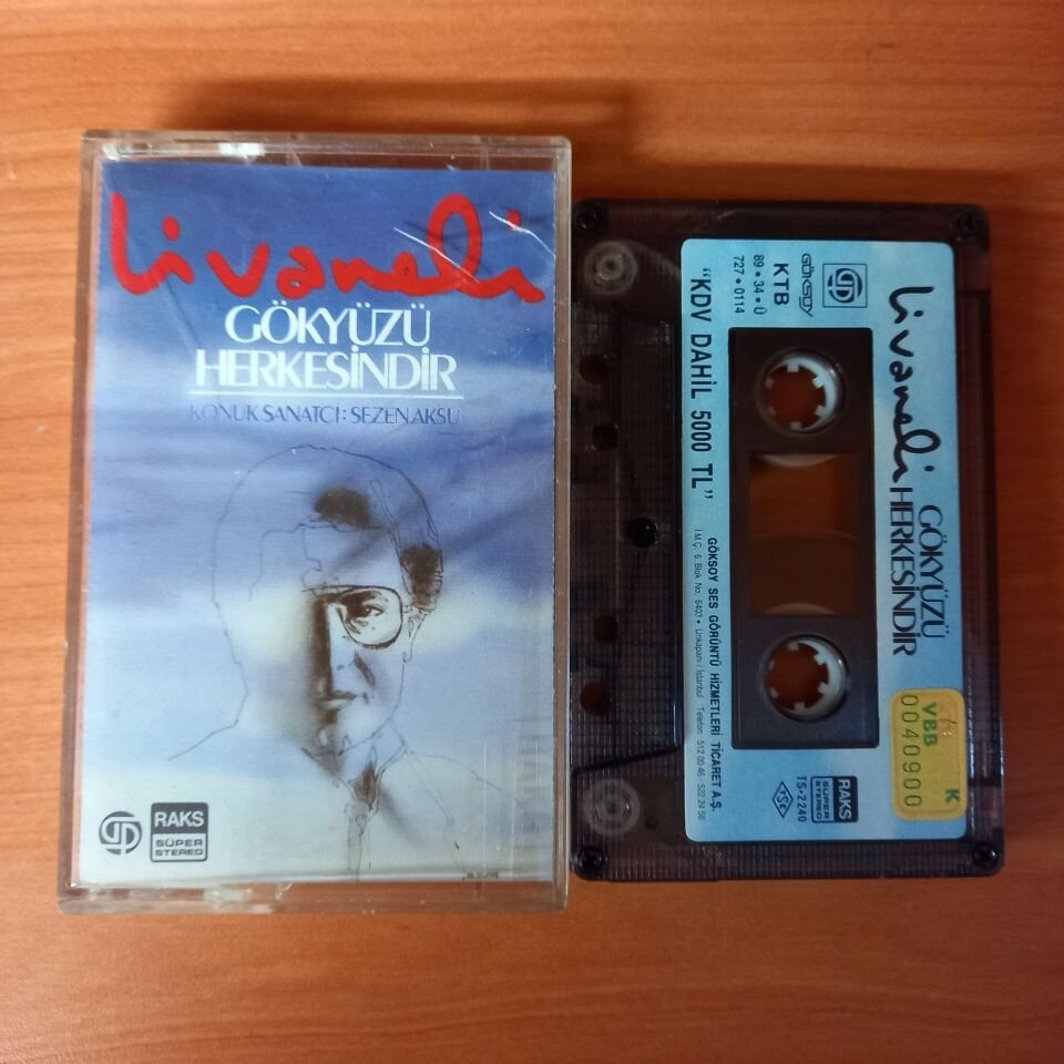 LİVANELİ - GÖKYÜZÜ HERKESİNDİR (1989) - KASET 2.EL