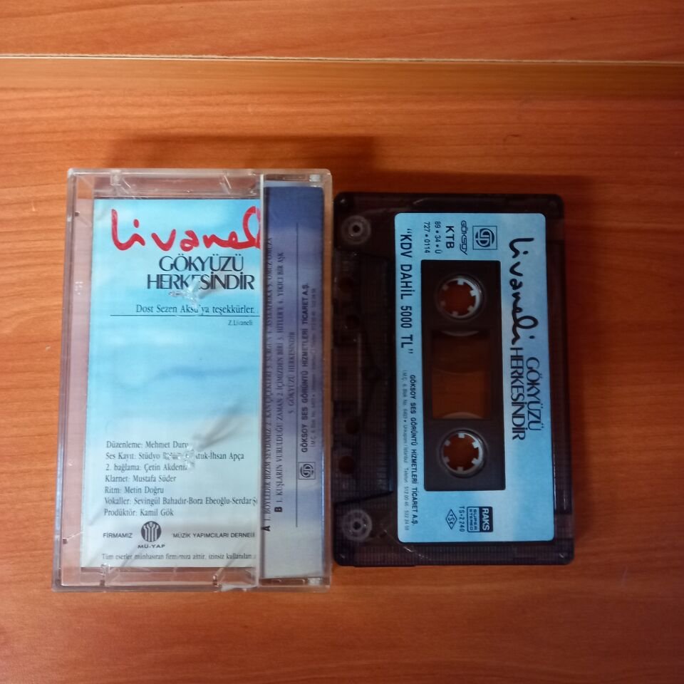 LİVANELİ - GÖKYÜZÜ HERKESİNDİR (1989) - KASET 2.EL