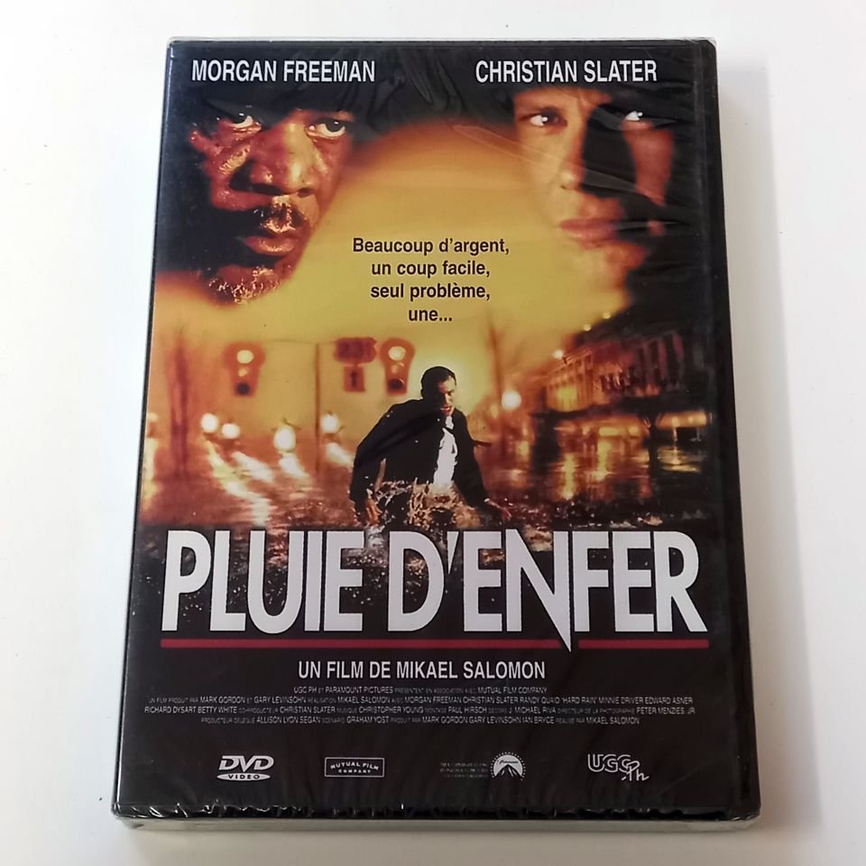 PLUIE D\'ENFER - HARD RAIN - MORGAN FREEMAN, CHRISTIAN SLATER, YÖN.: MIKAEL SALOMON- DVD AMBALAJINDA SIFIR TR ALTYAZI YOKTUR