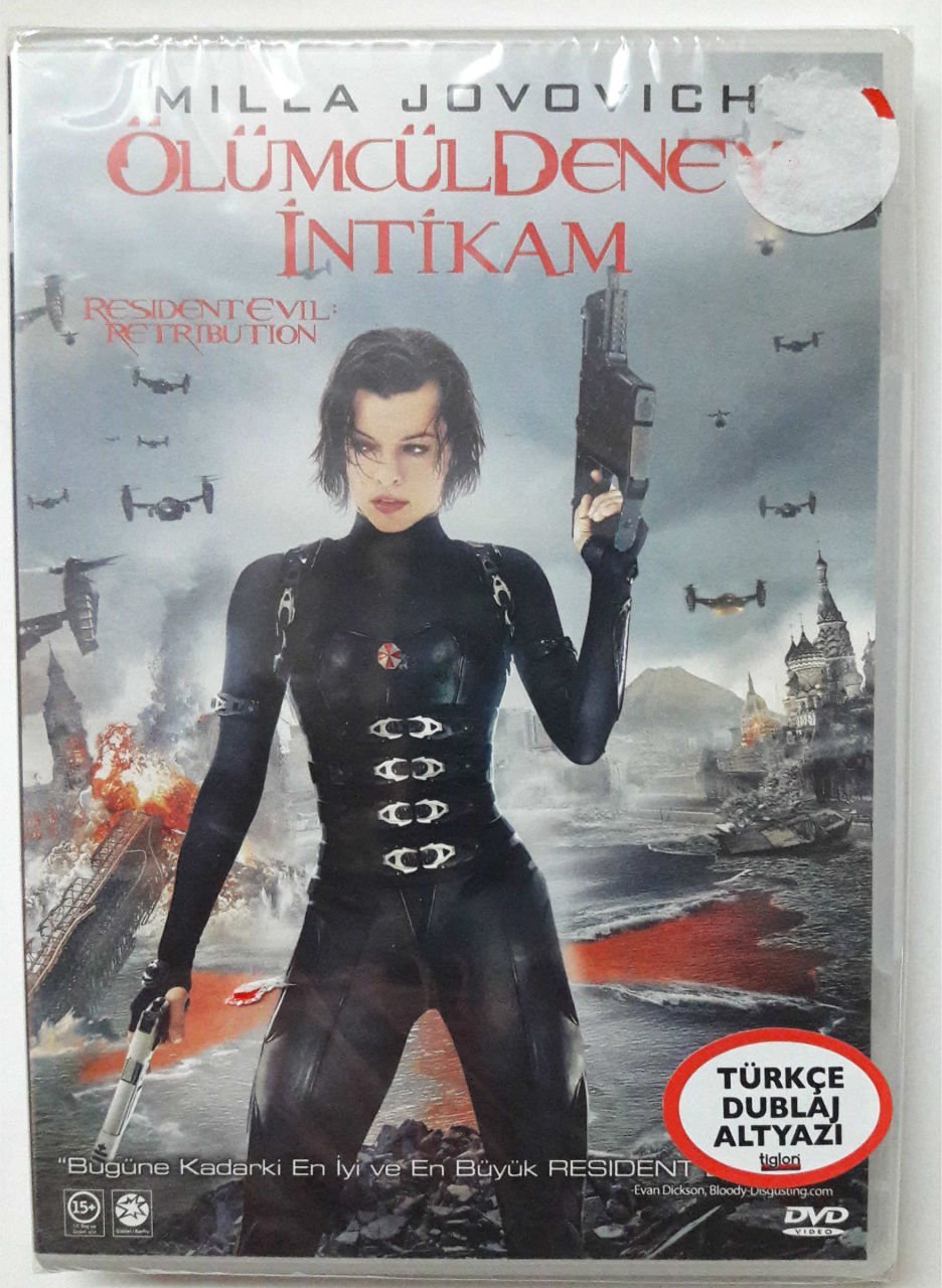 ÖLÜMCÜL DENEY İNTİKAM - RESIDENT EVIL RETRIBUTION - MILLA JOVOVICH - DVD SIFIR