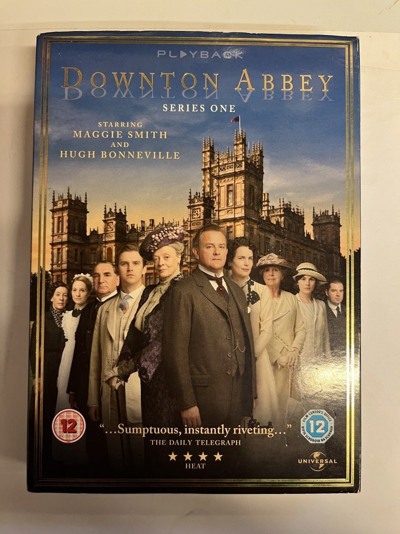 DOWNTON ABBEY SERIES ONE - MAGGIE SMITH - 3 DVD BOX SET 2.EL TÜRKÇE ALTYAZI YOKTUR