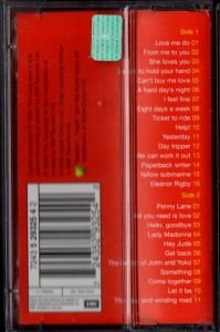 BEATLES - 1 COMPILATION (2000) MADE IN EU KASET AMBALAJI AÇIK SIFIR GİBİ