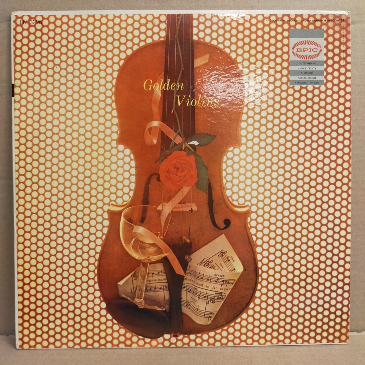 DOLF VAN DER LINDEN ORCHESTRA / JOS CLEBER ORCHESTRA - GOLDEN VIOLINS (1956) - LP 2.EL PLAK