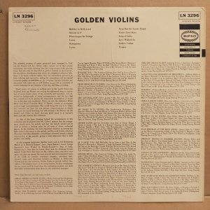 DOLF VAN DER LINDEN ORCHESTRA / JOS CLEBER ORCHESTRA - GOLDEN VIOLINS (1956) - LP 2.EL PLAK