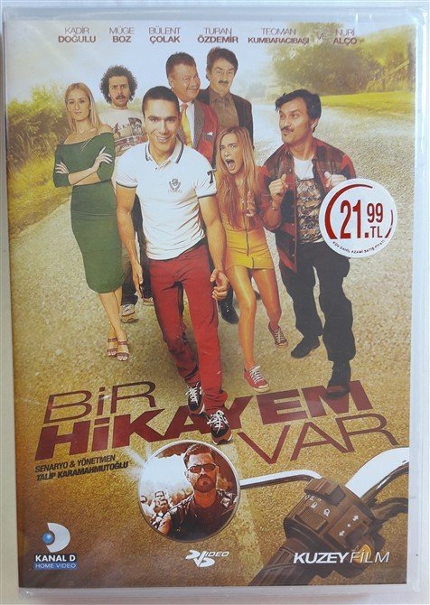 BİR HİKAYEM VAR - KADİR DOĞULU - MÜGE BOZ - TALİP KARAMAHMUTOĞLU - DVD SIFIR