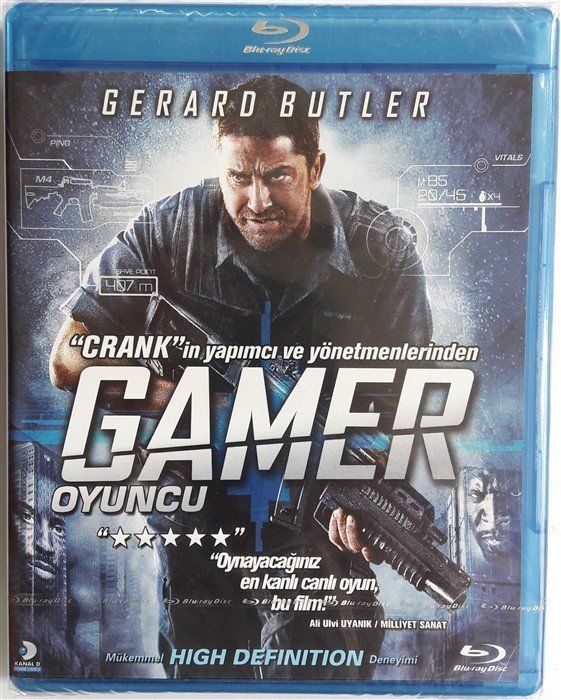 GAMER - OYUNCU - GERARD BUTLER - BLU-RAY 2.EL