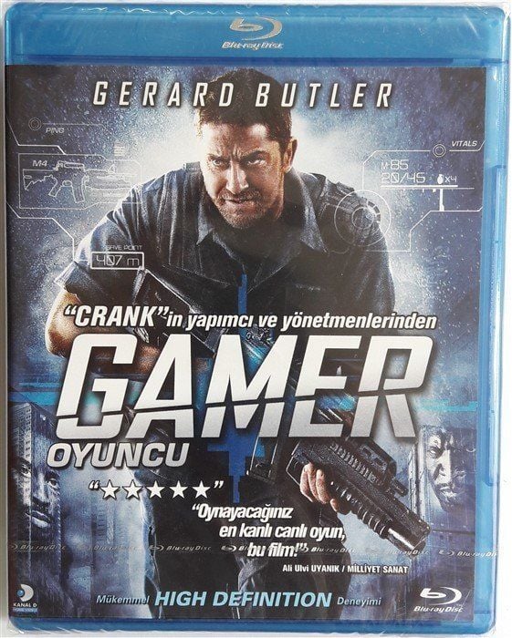GAMER - OYUNCU - GERARD BUTLER - BLU-RAY 2.EL