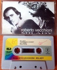 ROBERTO VECCHIONI - MILADY (1989) CASSETTE MADE IN ITALY ''USED'' PAPER LABEL