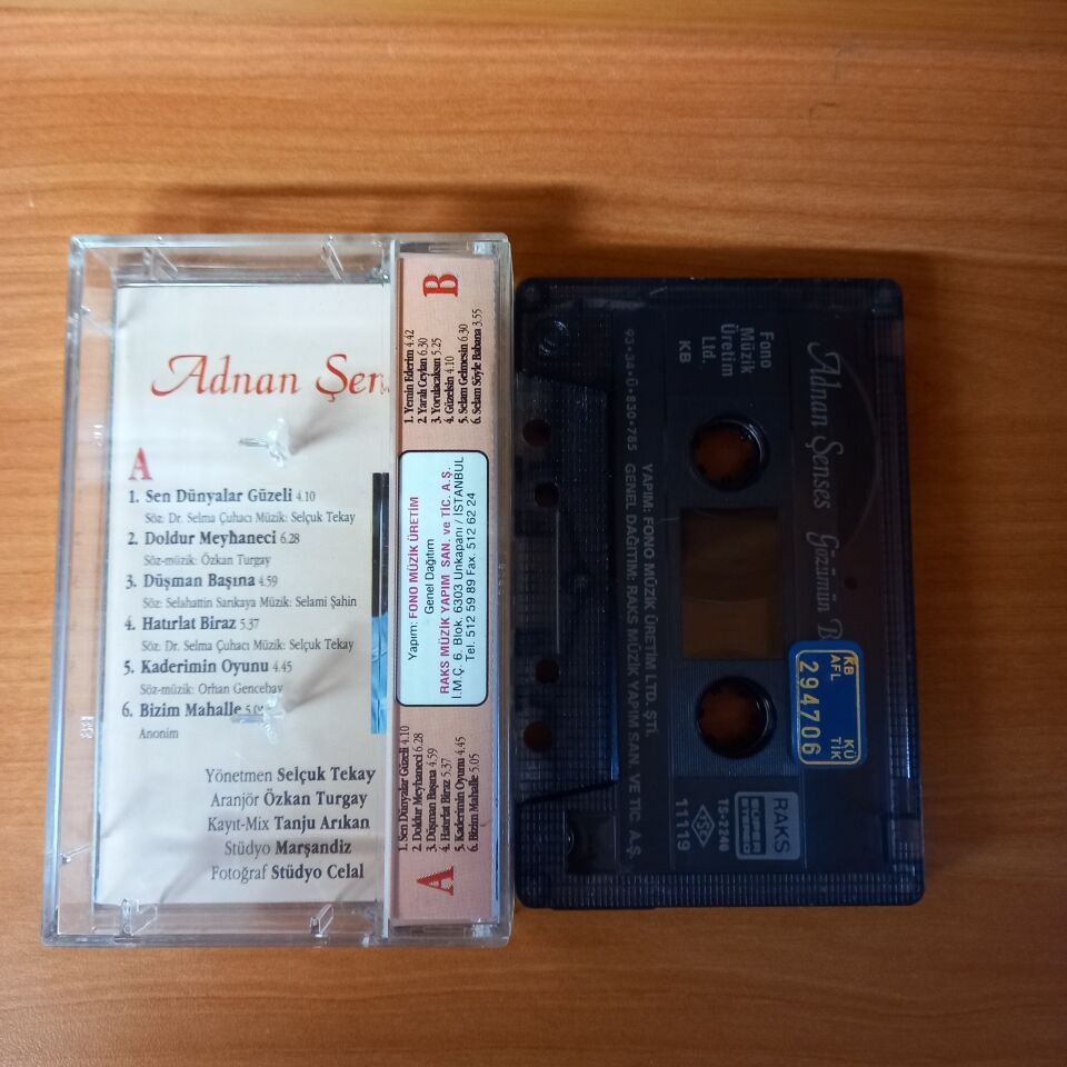 ADNAN ŞENSES - GÖZÜMÜN BEBEĞİ (1993) - KASET 2.EL
