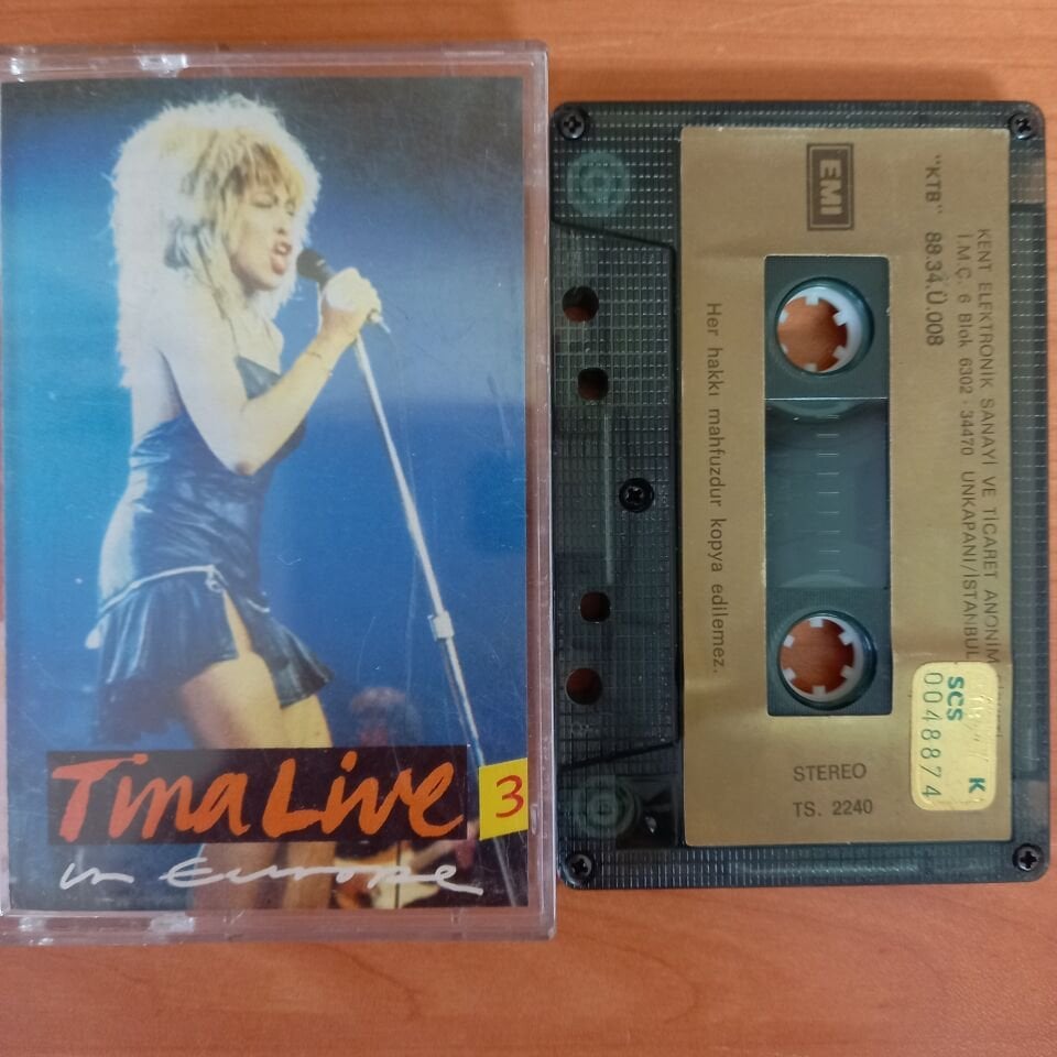 TINA TURNER - LIVE IN EUROPE (3) (1988) - KASET 2.EL
