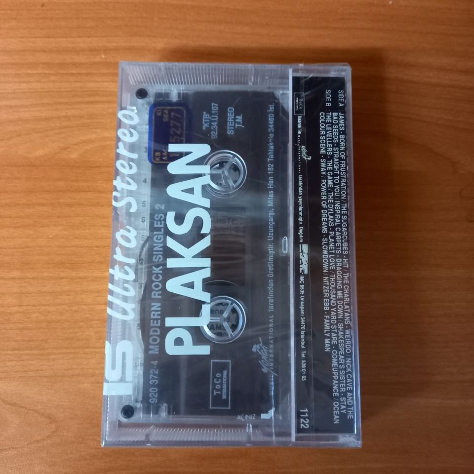 MODERN ROCK SINGLES 2 / JAMES, NITZER EBB, THE CHARLATANS, POWER OF DREAMS, SHAKESPEAR'S SISTER (1992) - KASET AMBALAJINDA SIFIR