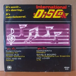 INTERNATIONAL DISCO VOL.1 / SPARGO, QUEEN SAMANTHA, LIPSTICK INC, MASSARA, U.N. - LP YERLİ BASKI 2.EL PLAK