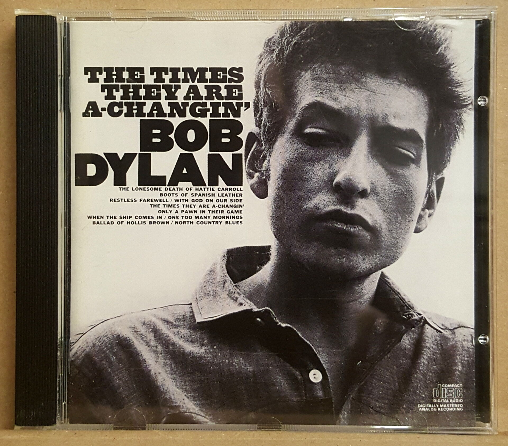 BOB DYLAN - THE TIMES THEY ARE A-CHANGIN (1964) - CD 1991 MADE IN AUSTRIA 2.EL