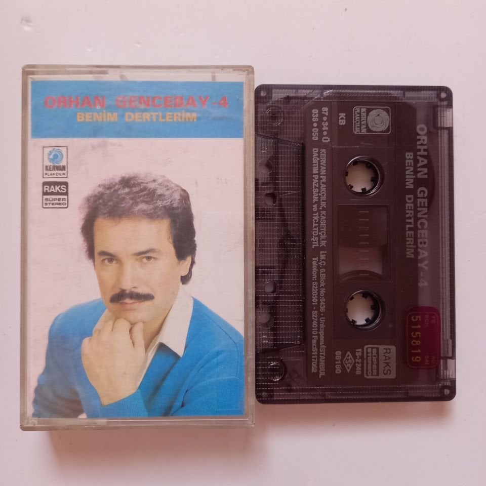 ORHAN GENCEBAY - 4 / BENİM DERTLERİM (1987) - KASET 2.EL