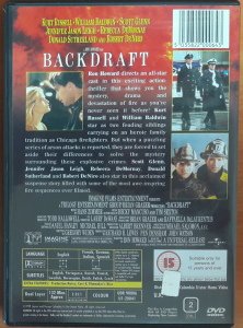 BACKDRAFT - KURT RUSSELL - ROBERT DE NIRO - RON HOWARD - DVD 2.EL TR ALTYAZI YOKTUR