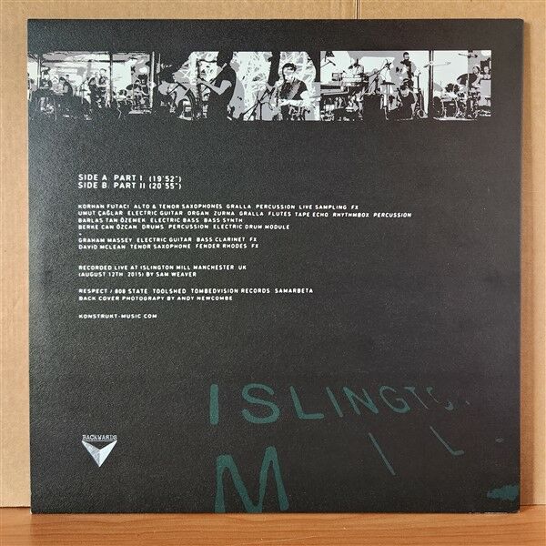 KONSTRUKT FEAT. GRAHAM MASSEY & DAVID ANDREW MCLEAN – LIVE AT ISLINGTON MILL (2018) - LP LIMITED EDITION GREEN VINYL 2.EL PLAK