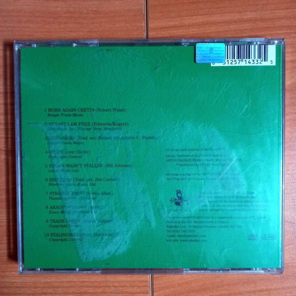 ROBERT WYATT – NOTHING CAN STOP US (1982) - CD 1998 COMPLATION REISSUE 2.EL