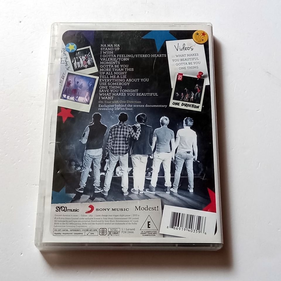 ONE DIRECTION - UP ALL NIGHT THE LIVE TOUR - DVD 2.EL