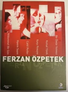 FERZAN ÖZPETEK 7 DVD BOX SET - MÜKEMMEL BİR GÜN, HAREM SUARE, CAHİL PERİLER, KARŞI PENCERE - KUTSAL YÜREK, BİR ÖMÜR YETMEZ - 2.EL