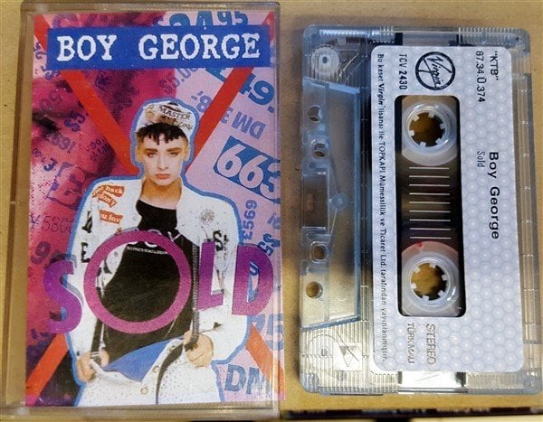 BOY GEORGE - SOLD CASSETTE  1987 PAPER LABEL MADE IN TURKEY ''USED''