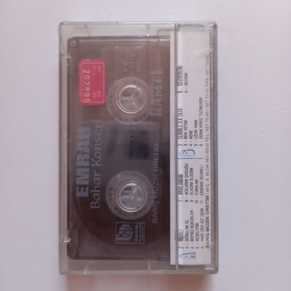 EMRAH - BAHAR KONSERİ (1992) - KASET SIFIR