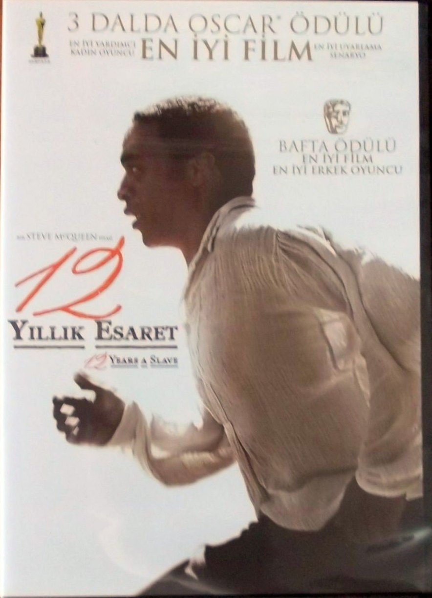 12 YILLIK ESARET - 12 YEARS A SLAVE - CHIWETEL JIOFOR - MICHAEL FASSBENDER - STEVE McQUEEN - DVD 2.EL