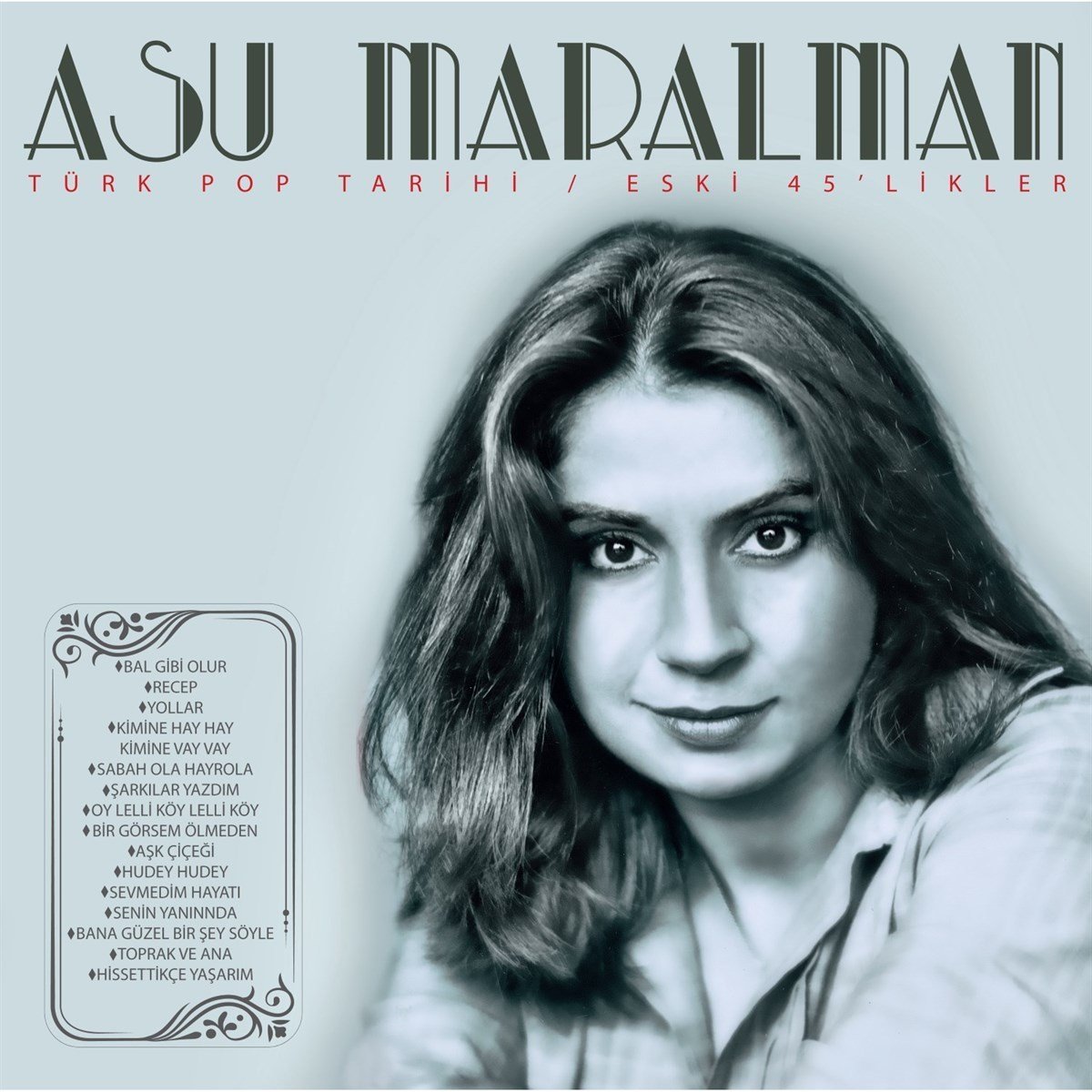 ASU MARALMAN - TÜRK POP TARİHİ / ESKİ 45'LİKLER - LP 2022 BASIM SIFIR PLAK
