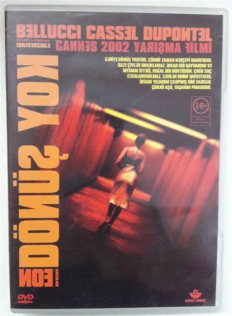 DÖNÜŞ YOK - IRREVERSIBLE - MONICA BELLUCCI - VINCENT CASSEL - ALBERT DUPONTEL - GASPAR NOE - DVD 2.EL
