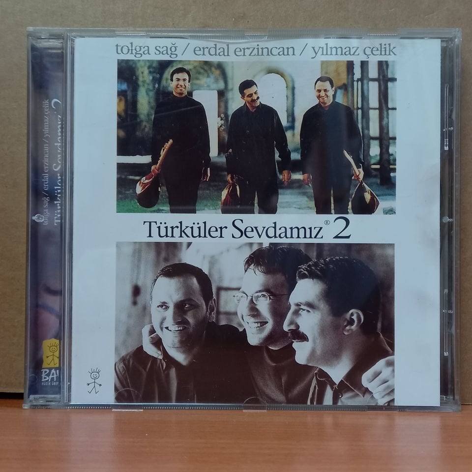 TÜRKÜLER SEVDAMIZ 2 / TOLGA SAĞ, YILMAZ ÇELİK, MUHARREM TEMİZ, ERDAL ERZİNCAN - CD 2.EL