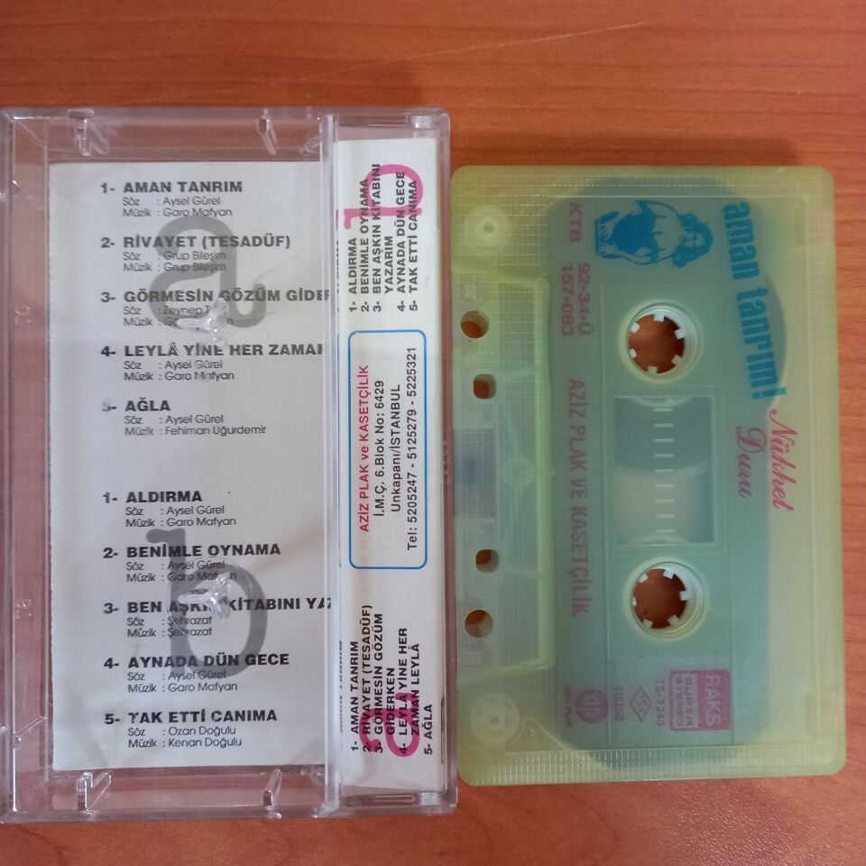 NÜKHET DURU – AMAN TANRIM! (1992) - KASET 2.EL