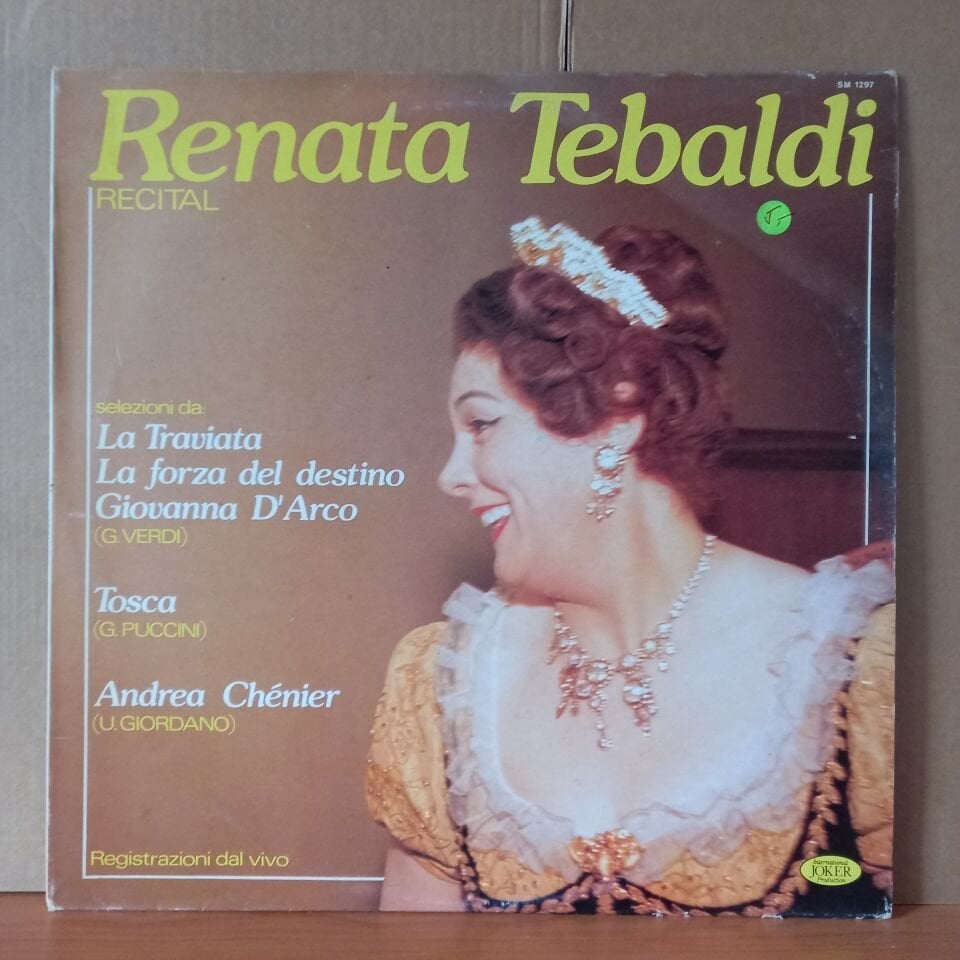 RENATA TEBALDI – RECITAL / VERDI, PUCCINI, GIORDANO (1982) - LP 2.EL PLAK