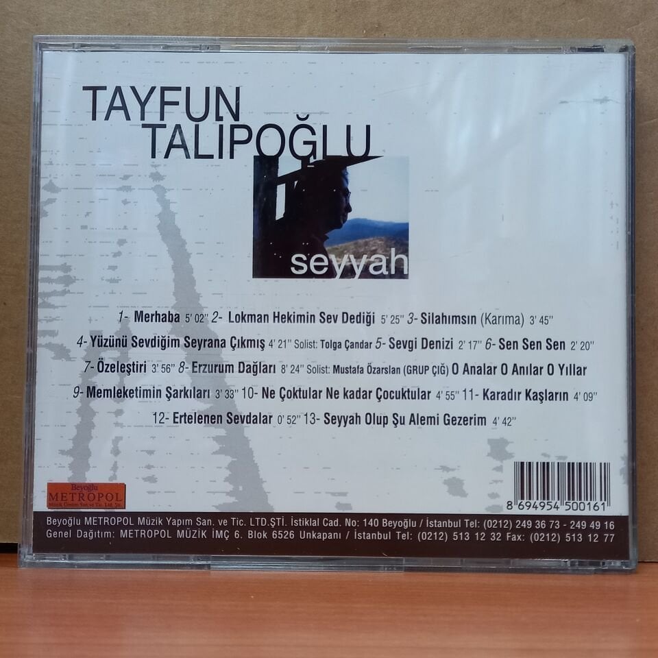 TAYFUN TALİPOĞLU - SEYYAH - CD 2.EL