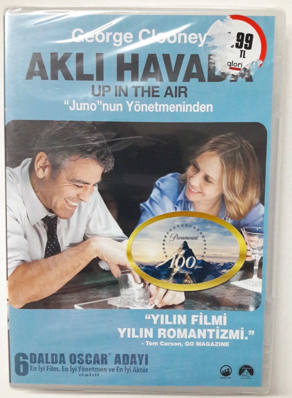 AKLI HAVADA - UP IN THE AIR - GEORGE CLOONEY - DVD SIFIR