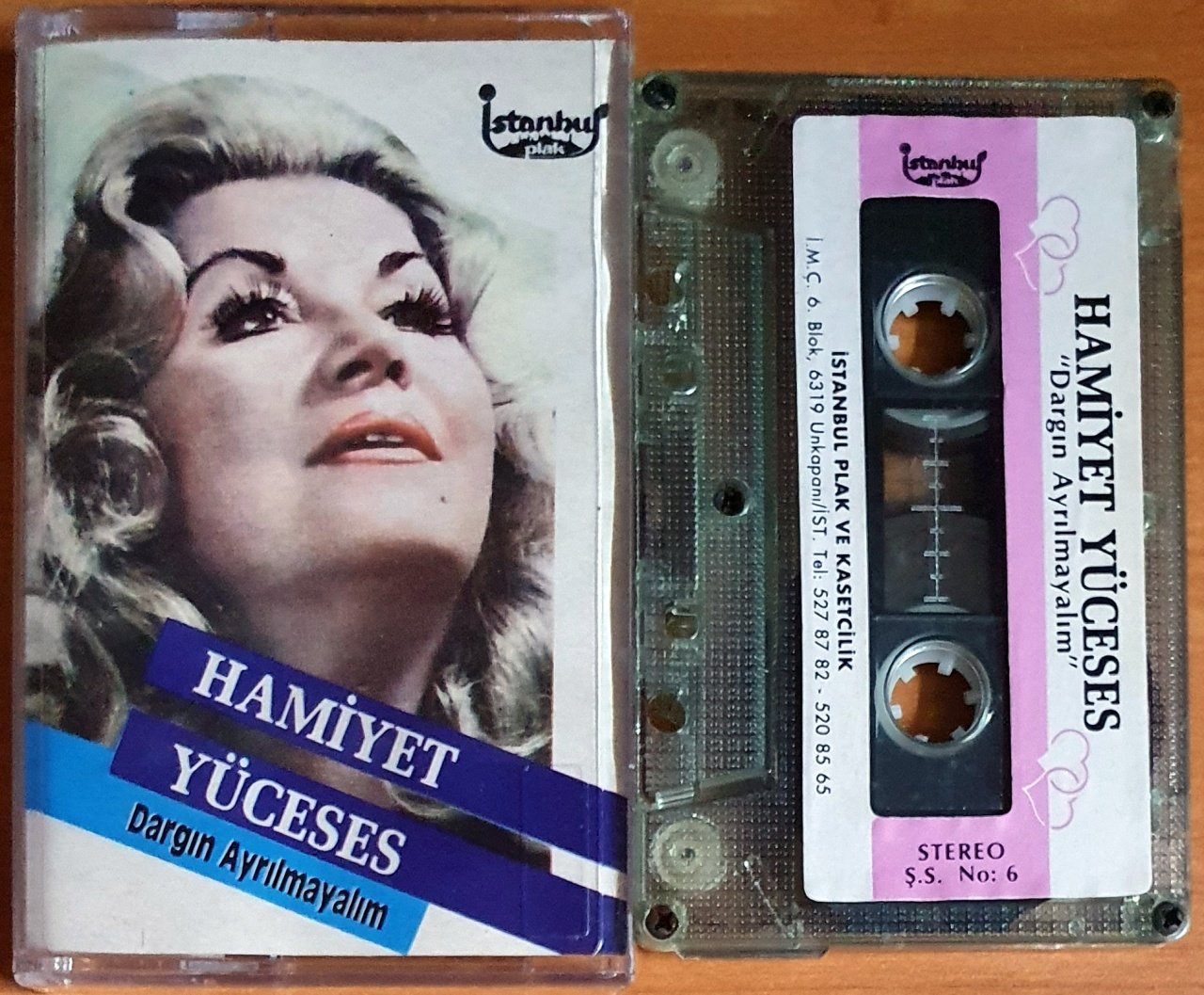 HAMİYET YÜCESES - DARGIN AYRILMAYALIM - KASET 2.EL