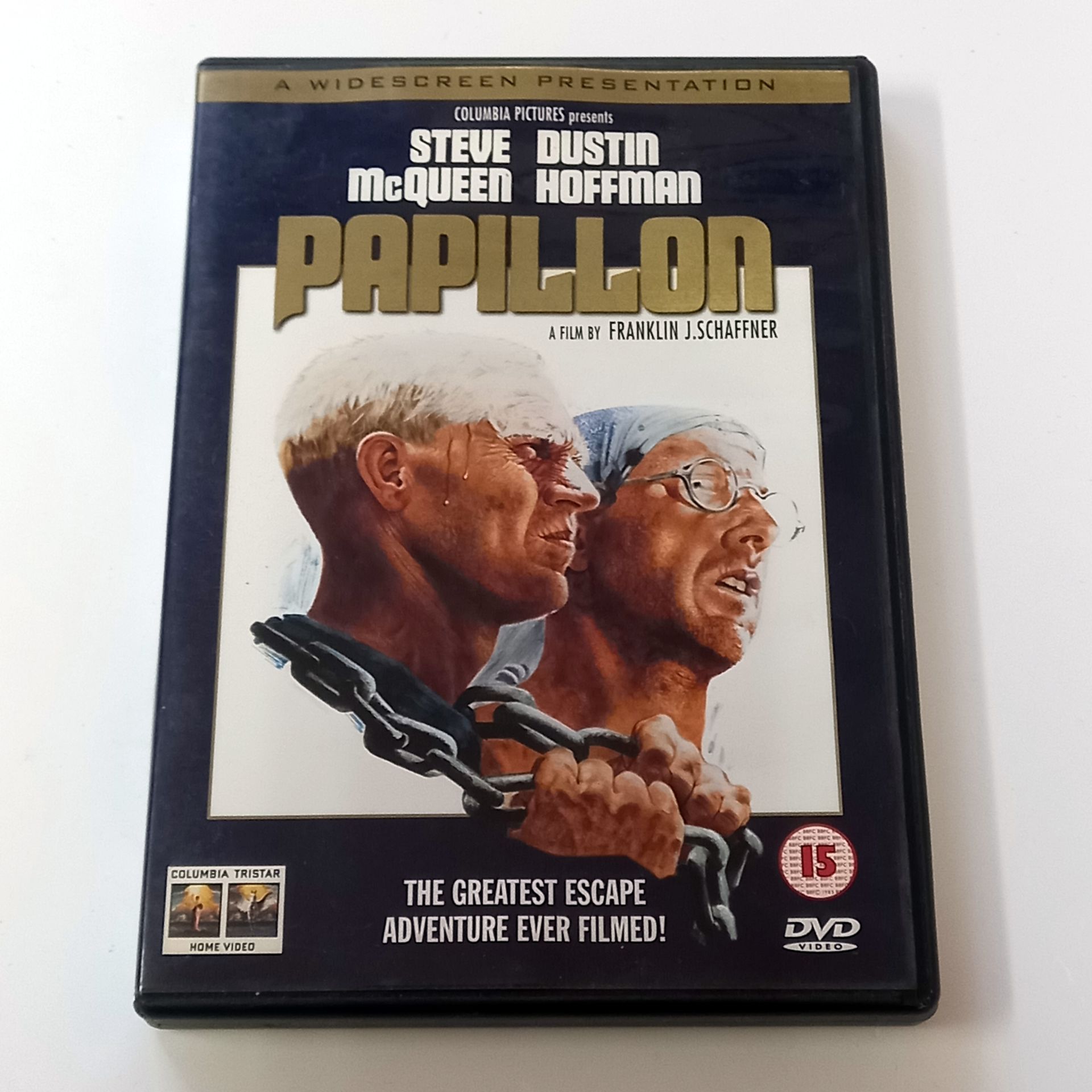 PAPILLON - STEVE MCQUEEN, DUSTIN HOFFMAN, YÖN.: FRANKLIN J. SCHAFNER - DVD 2.EL TR ALTYAZI YOKTUR