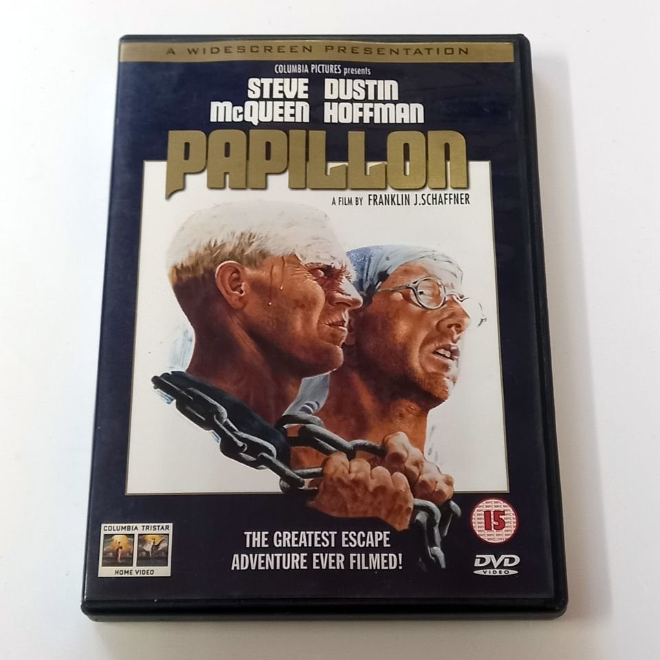 PAPILLON - STEVE MCQUEEN, DUSTIN HOFFMAN, YÖN.: FRANKLIN J. SCHAFNER - DVD 2.EL TR ALTYAZI YOKTUR