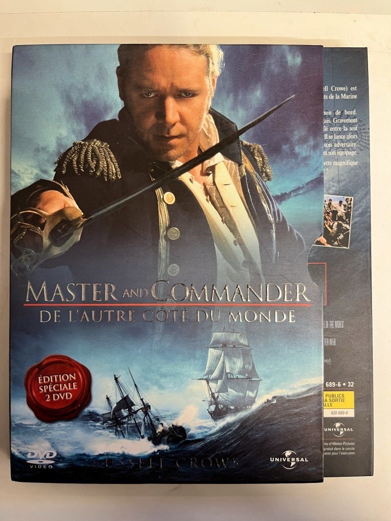 MASTER AND COMMANDER - RUSSEL CROWE - 2xDVD DIGIPAK 2.EL TÜRKÇE ALTYAZI YOKTUR
